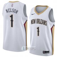 Camiseta New Orleans Pelicans Jameer Nelson Association 2018 Bla