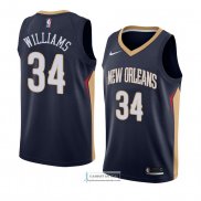 Camiseta New Orleans Pelicans Kenrich Williams Icon 2018 Azul