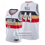 Camiseta New Orleans Pelicans Solomon Hill Earned Blanco
