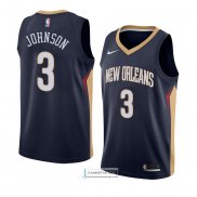 Camiseta New Orleans Pelicans Stanley Johnson Icon 2018 Azul