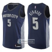 Camiseta Pistons Luke Kennard Ciudad 2017-18 Azul