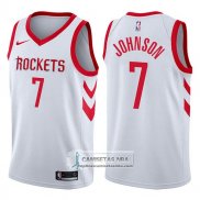 Camiseta Rockets Joe Johnson Association 2017-18 Blanco