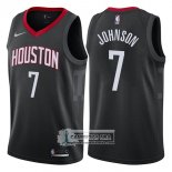 Camiseta Rockets Joe Johnson Statement 2017-18 Negro
