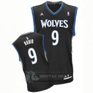 Camiseta Timberwolves Rubio Negro