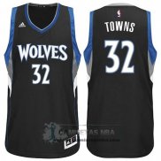 Camiseta Timberwolves Towns Negro