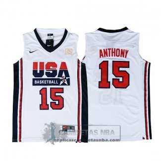 Camiseta USA 1992 Anthony Blanco