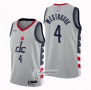 Camiseta Washington Wizards Russell Westbrook Ciudad 2020-21 Gris