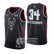 Camiseta All Star 2019 Milwaukee Bucks Giannis Antetokounmpo Neg