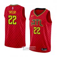 Camiseta Atlanta Hawks Isaiah Taylor Statement 2017-18 Rojo
