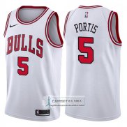 Camiseta Bulls Bobby Portis Association 2017-18 Blanco
