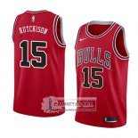 Camiseta Chicago Bulls Chandler Hutchison Icon 2018 Rojo