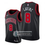 Camiseta Chicago Bulls Zach Lavine Statement Edition Negro