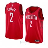 Camiseta Houston Rockets Chris Chiozza Earned 2018-19 Rojo