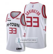 Camiseta Houston Rockets Robert Covington Ciudad 2019-20 Blanco