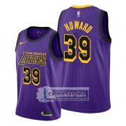Camiseta Los Angeles Lakers Dwight Howard Ciudad Violeta