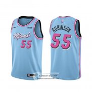 Camiseta Miami Heat Duncan Robinson Ciudad Azul