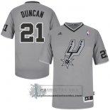 Camiseta Navidad Spurs Duncan 2013 Gris