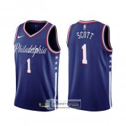 Camiseta Philadelphia 76ers Mike Scott Ciudad 2019-20 Azul