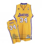 Camiseta Retro Lakers O'Neal Amarillo