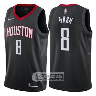 Camiseta Rockets Le'bryan Nash Statement 2017-18 Negro
