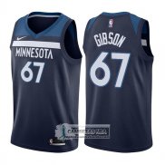 Camiseta Timberwolves Taj Gibson Icon 2017-18 Azul