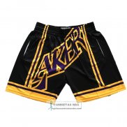 Pantalone Los Angeles Lakers Mitchell & Ness Big Face Negro