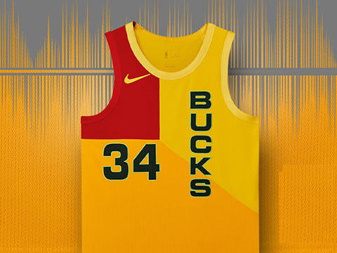 Camisetas NBA Milwaukee Bucks replicas