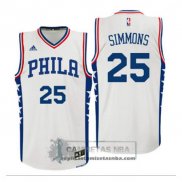 Camiseta 76ers Simmons Blanco