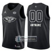 Camiseta All Star 2018 New Orleans Pelicans Nike Personalizada Negro