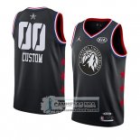 Camiseta All Star 2019 Minnesota Timberwolves Personalizada Negro