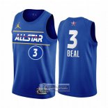 Camiseta All Star 2021 Washington Wizards Bradley Beal Azul