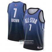 Camiseta All Star 2023 Boston Celtics Jaylen Brown NO 7 Azul