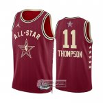 Camiseta All Star 2024 Golden State Warriors Klay Thompson NO 11 Rojo