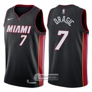 Camiseta Autentico Heat Dragic 2017-18 Negro