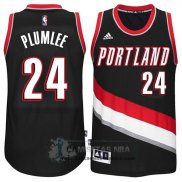 Camiseta Blazers Plumlee Negro