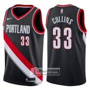 Camiseta Blazers Zach Collins Swingman Icon 2017-18 Negro