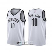 Camiseta Brooklyn Nets Justin Anderson Association Blanco