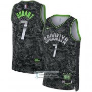 Camiseta Brooklyn Nets Kevin Durant MVP Negro