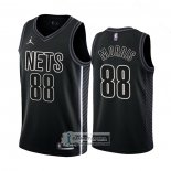 Camiseta Brooklyn Nets Markieff Morris NO 88 Statement 2022-23 Negro