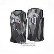Camiseta Brooklyn Nets Personalizada Ciudad 2024-25 Negro