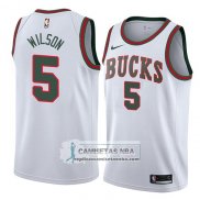 Camiseta Bucks D.j. Wilson Classic 2018 Blanco