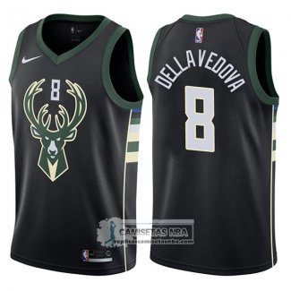 Camiseta Bucks Matthew Dellavedova Statement 2017-18 Negro