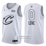 Camiseta All Star 2018 Cavaliers Kevin Love 0 Blanco