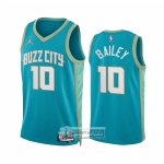 Camiseta Charlotte Hornets Amari Bailey NO 10 Ciudad 2023-24 Verde