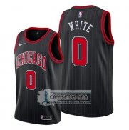 Camiseta Chicago Bulls Coby White Statement Edition Negro