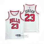 Camiseta Chicago Bulls Michael Jordan NO 23 Association 2021 Blanco