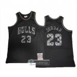 Camiseta Chicago Bulls Michael Jordan NO 23 Swingman Mitchell & Ness 1997-98 Negro