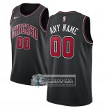 Camiseta Chicago Bulls Personalizada 2017-18 Negro