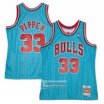 Camiseta Chicago Bulls Scottie Pippen Mitchell & Ness 1995-96 Azul