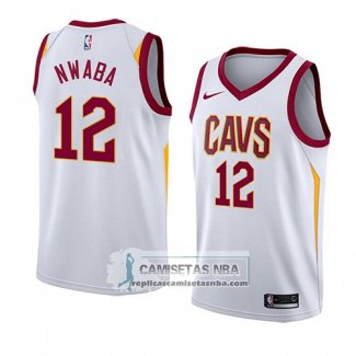 Camiseta Cleveland Cavaliers David Nwaba Association 2018 Blanco